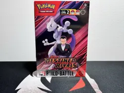 🔴 Pokemon Destined Rivals SV10 BUILD & BATTLE FACTORY SEALED BOX x4 PACKS PROMO - Image 1