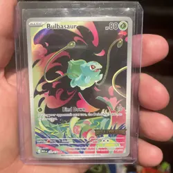 Bulbasaur Mega Evolution 133/132 Black Star Promo Stamped Pokemon TCG - Image 1