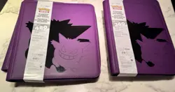 IN HAND 😈 GENGAR Ultra PRO Elite Series: 12-Pocket Zippered PRO-Binder Pokemon - Image 1
