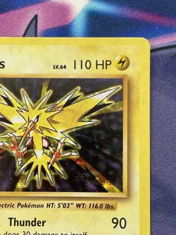 Pokemon TCG Zapdos 42/108 XY Evolutions Holo Rare 2016 English Holo Bleed Nm - Image 3