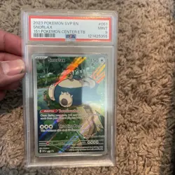 2023 POKEMON SVP 151 POKEMON CENTER ETB PROMO #051 SNORLAX PSA 9 - Image 1