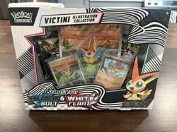 Pokemon Black Bolt & White Flare Victini Illustration Collection Box - New - Image 1