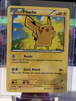 Pokemon TCG Pikachu XY 42/146 Regular Common MP - Image 1