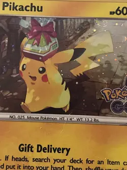 Pokemon TCG Pikachu SWSH Black Star Promos SWSH234 Holo Promo Swirl NM - A - Image 1