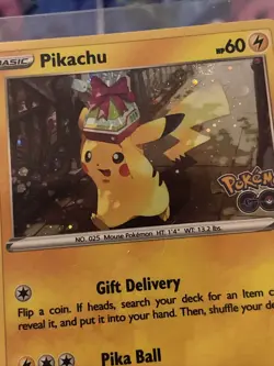Pokemon TCG Pikachu SWSH Black Star Promos SWSH234 Holo Promo Swirl NM - A - Image 2