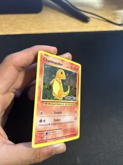 Pokemon Charmander 2016 XY Evolutions 9/108 Toys R Us Promo Cosmos Holo LP - Image 3