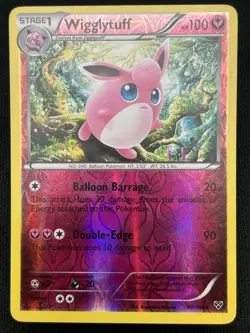 Wigglytuff - 90/146 - Rare - Reverse Holo English Pokemon XY Base Set LP - Image 1