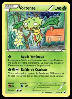 2012 Pokemon Black & White - Dark Explorers Vortente #5 Heavy Play - Image 1