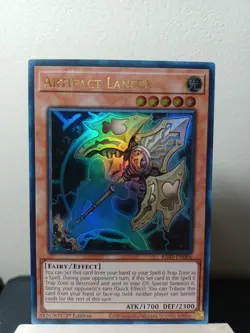YuGiOh! - Artifact Lancea - 1st Edition Ultra Rare RA01-EN006 NM - Image 1