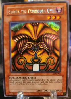 Yu-Gi-Oh! TCG Exodia The Forbiden One DDS-003 Secret Rare Dark Duel Stories - Image 1