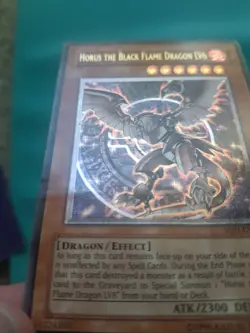 Yugioh - Horus The Black Flame Dragon Ultimate Rare Unlimited Ed. SOD-EN007 HP - Image 2