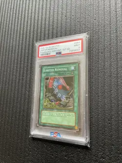 Yugioh! Limiter Removal PSV-064 Super Rare 1st Edition PSA 9 MINT - Image 1
