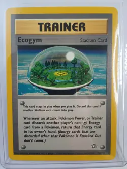 Ecogym 84/111 Neo Genesis Rare Vintage Pokemon TCG Card - Image 1