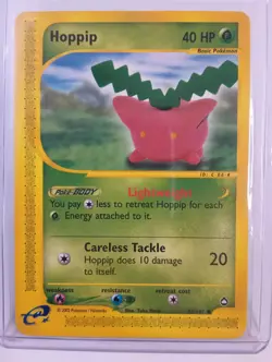 Hoppip 83/147 Aquapolis Common Vintage Pokemon TCG E-reader card - Image 1