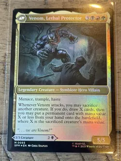 Eddie Brock Magic: The Gathering Legendary Creature Card - Image 2