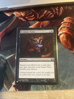 MTG Demonic Tutor Mystery Booster Near Mint Condition - Image 1