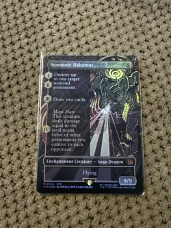 Summon: Bahamut (Borderless) Final Fantasy Foil MTG M0356 - Image 1
