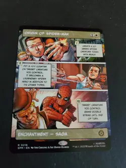 Origin of Spider-Man (Showcase) 218 NM MTG Marvel's Spider-Man Magic - Image 1