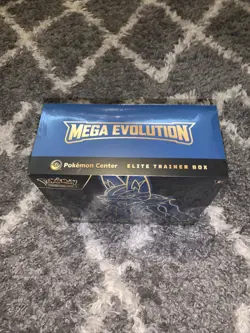 Pokemon TCG Mega Evolution Pokemon Center Elite Trainer Box (In Hand) Small Tear - Image 2