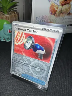 Pokemon Catcher 187/198 - Scarlet & Violet Base Set Reverse Holo - NM - Image 2