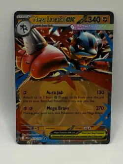 Pokemon TCG Mega Evolution - Mega Lucario ex 077/132 - English - Image 1