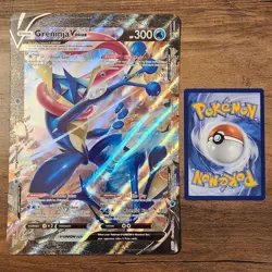 Jumbo Greninja V-UNION SWSH157 NM Oversized Topper 2021 Pokemon 155-158 M Promo - Image 1