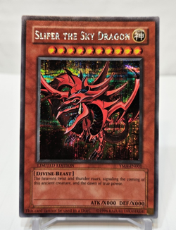 Slifer the Sky Dragon YMA-EN001 Secret Rare Limited Edition Promo Yugioh 7734 - Image 1