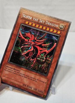 Slifer the Sky Dragon YMA-EN001 Secret Rare Limited Edition Promo Yugioh 7734 - Image 4