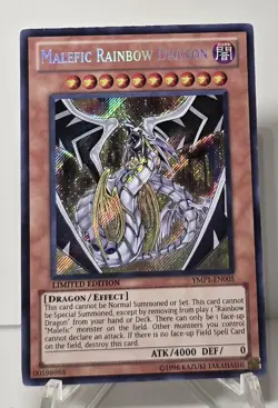 Malefic Rainbow Dragon YMP1-EN005 Limited Edition Secret Rare Yugioh TCG NM/M - Image 1