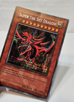 Slifer the Sky Dragon YMA-EN001 Secret Rare Limited Edition Promo Yugioh 7733 - Image 4