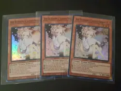 3X ASH BLOSSOM & JOYOUS SPRING ALT ART SUPER RARE RA04-EN025 YUGIOH PLAYSET NM - Image 1