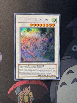 Yugioh Stardust Dragon TDGS-EN040 Ghost Rare Unlimited 💎Near Mint NM💎 - Image 1