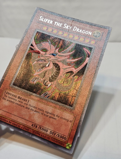 Slifer the Sky Dragon YMA-EN001 Secret Rare Limited Edition Promo Yugioh 7732 - Image 3