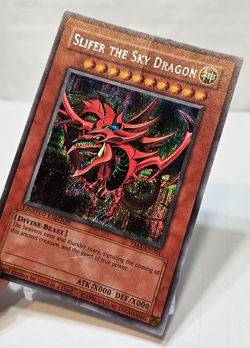 Slifer the Sky Dragon YMA-EN001 Secret Rare Limited Edition Promo Yugioh 7732 - Image 4