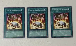 Yugioh TCG Retro Pack 2 Reprint Card of Safe Return x3 - Image 1