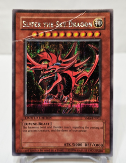 Slifer the Sky Dragon YMA-EN001 Secret Rare Limited Edition Promo Yugioh 7730 - Image 1