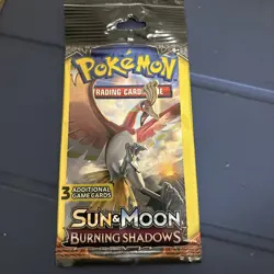 Pokemon Burning Shadows Booster Pack 3 Card Pack X1 ho oh rare long crimp!!’ - Image 1