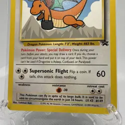 Pokemon TCG Dragonite Movie Promo Card 05/53 WOTC Promo Authentic Set B - Image 3