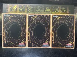 YuGiOh Ultimate Rare Slifer Obelisk Ra Egyptian God Cards NM Complete Set - Image 2