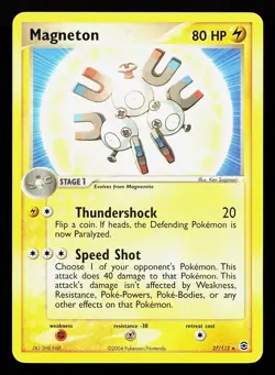Magneton 27/112 Rare EX FireRed & LeafGreen Pokemon Card - Image 1