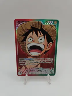 Monkey D Luffy ONE PIECE Card Game Japanese OP13-001 L Carrying on His Will - Image 1