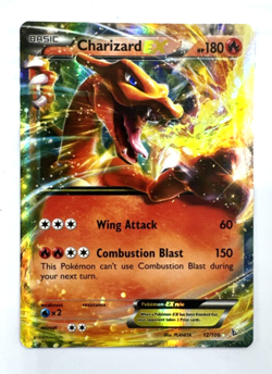 Pokemon TCG Basic Charizard EX Card Ultra Rate Holo 12/106 2014 Flashfire - Image 1