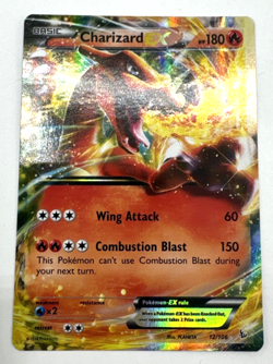 Pokemon TCG Basic Charizard EX Card Ultra Rate Holo 12/106 2014 Flashfire - Image 2