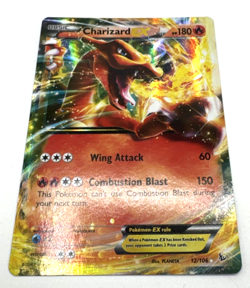 Pokemon TCG Basic Charizard EX Card Ultra Rate Holo 12/106 2014 Flashfire - Image 4