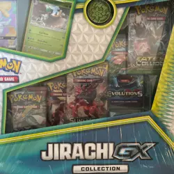 Pokemon Jirachi GX Collection Box TCG Trading Card Game 10 Packs NEW SEALED - Image 3