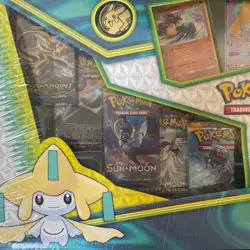 Pokemon Jirachi GX Collection Box TCG Trading Card Game 10 Packs NEW SEALED - Image 4