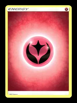 Pokemon 2017 Basic Fairy Energy Card - Image 1
