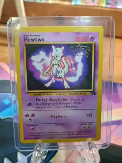 Mewtwo Black Star Promo 3 WOTC 1999 Movie Collectible Card NM/LP++ Pokemon TCG - Image 1