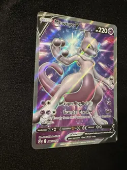 Mewtwo V SWSH229 SWSH: Sword & Shield Promo Card Holo - Image 3