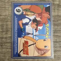 Vaporeon #134 PokeTrivia Burger King Promo Pokemon Card 1999 LP No Perforation - Image 2